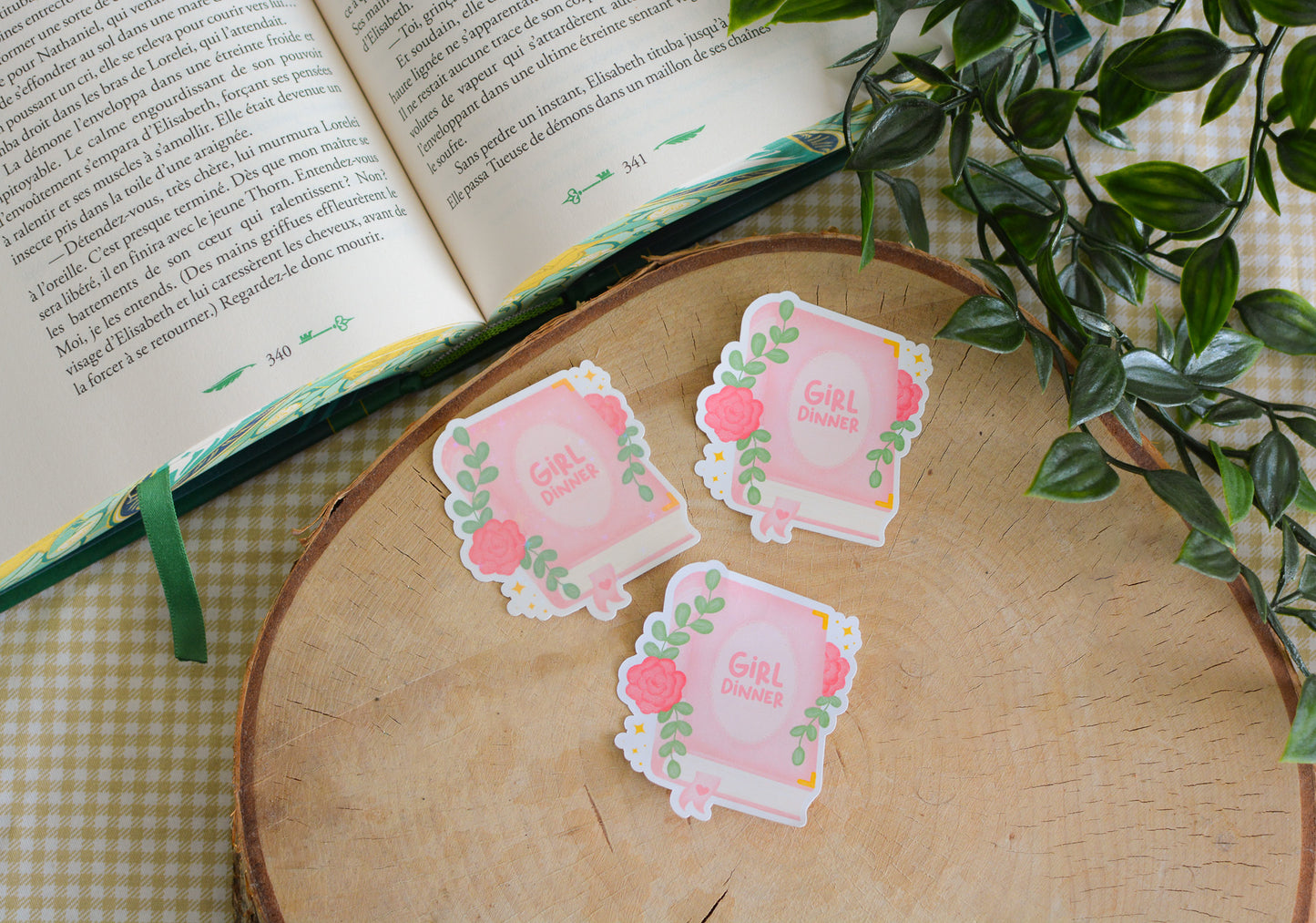 Stickers girl dinner