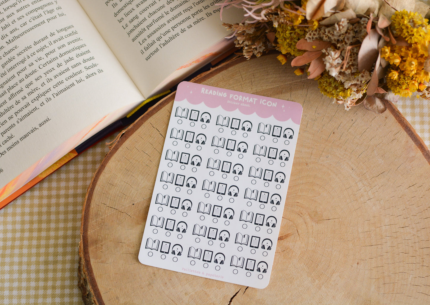 Planche reading format icon