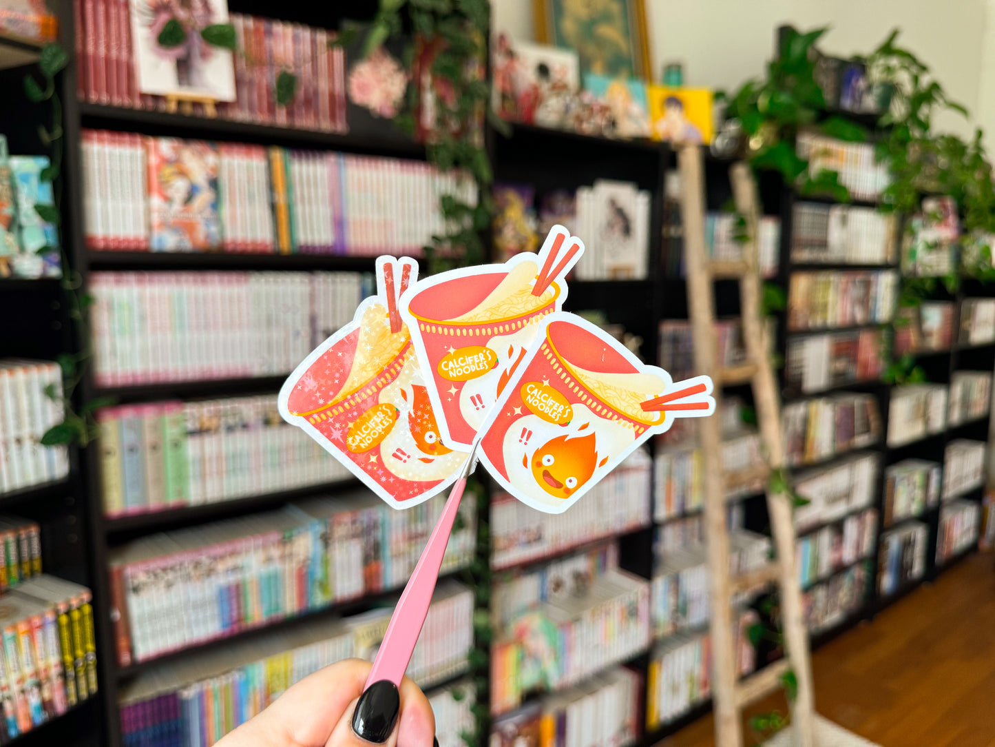 Sticker noodles Calcifer