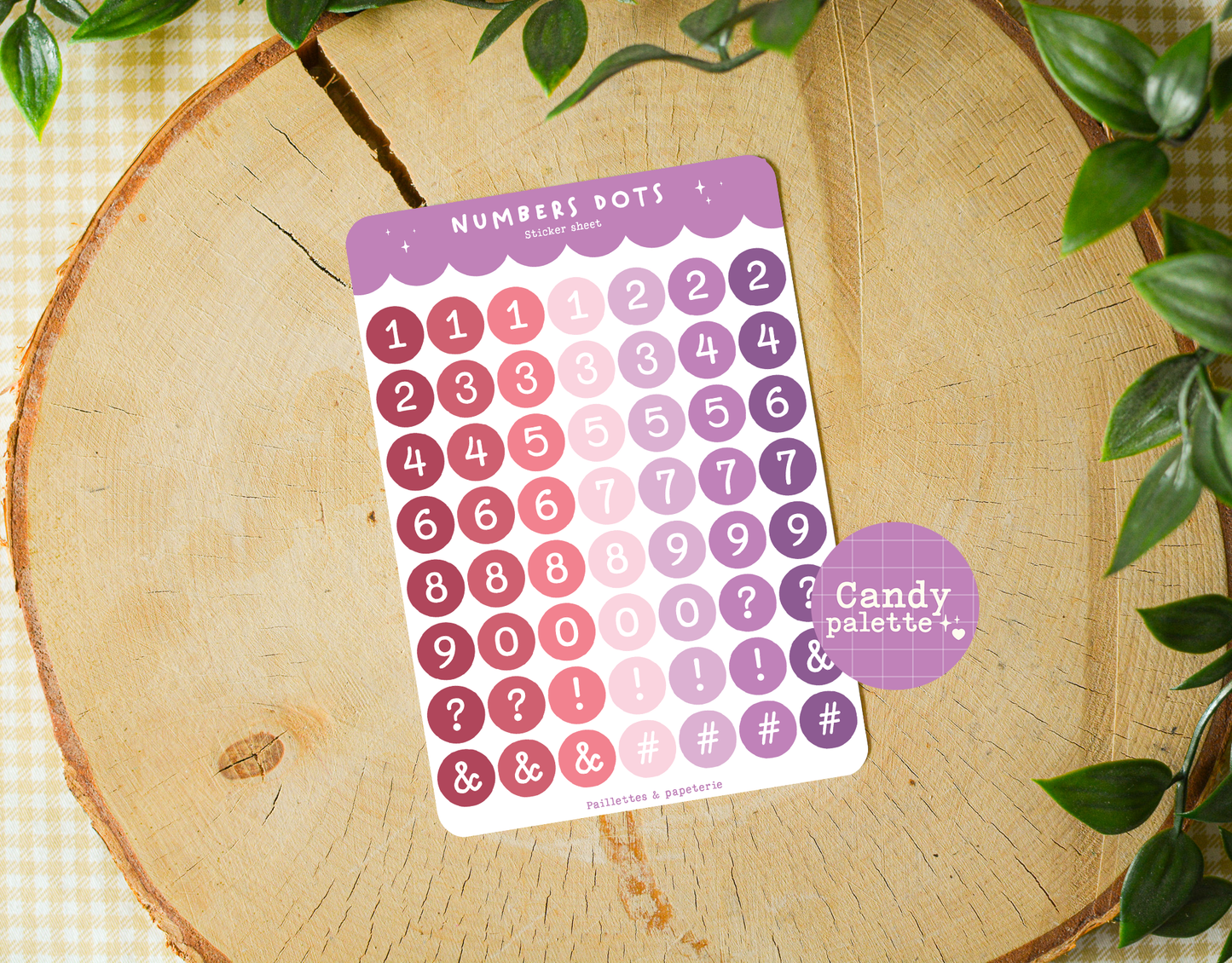 Numbers dots
