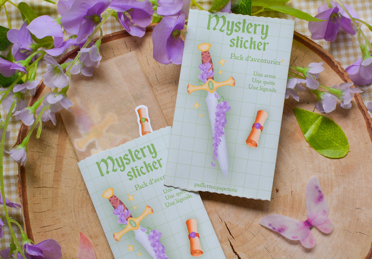 Mystery sticker - Pack aventurier