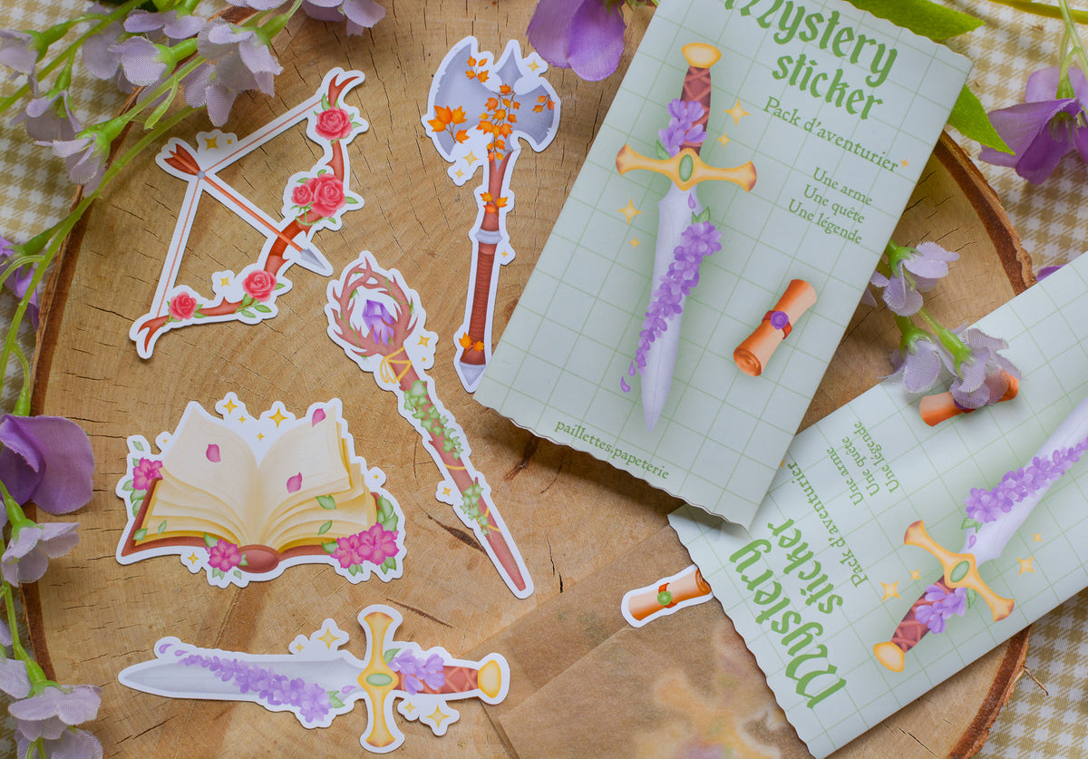Mystery sticker - Pack aventurier