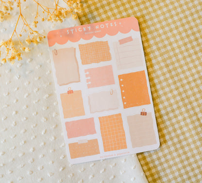 Sticky notes