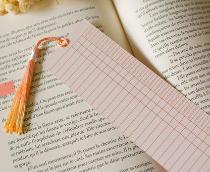 Marque-page reading list