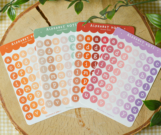 Alphabet dots