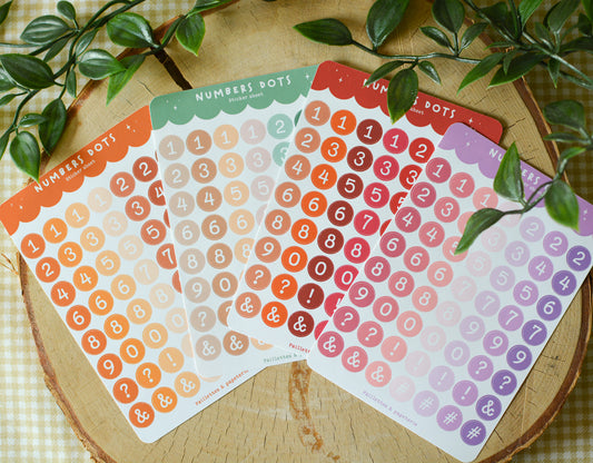 Numbers dots