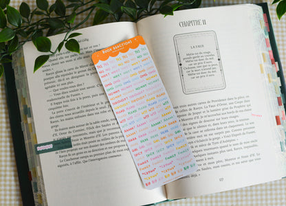 Book reactions - words stickers