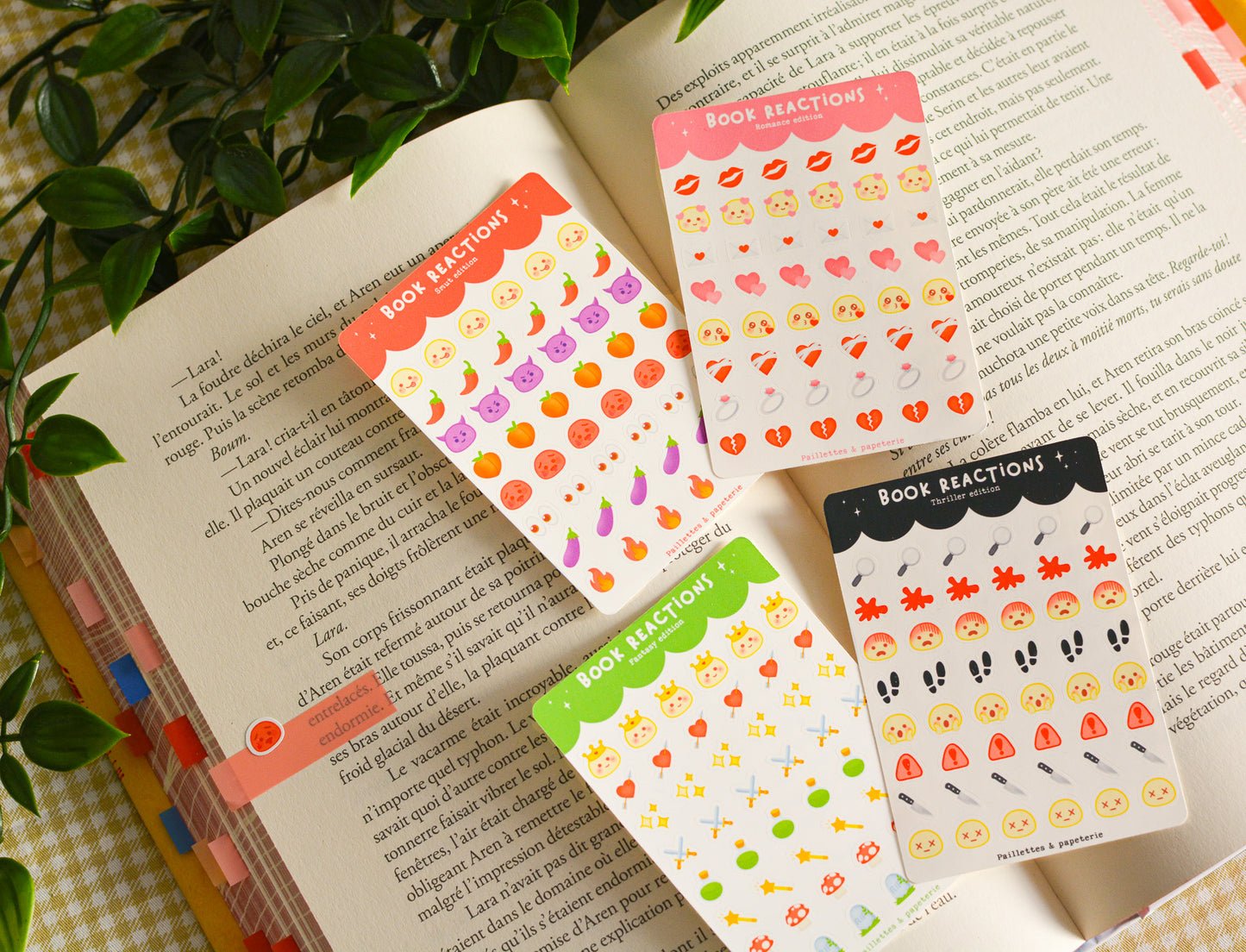 Mini book reactions