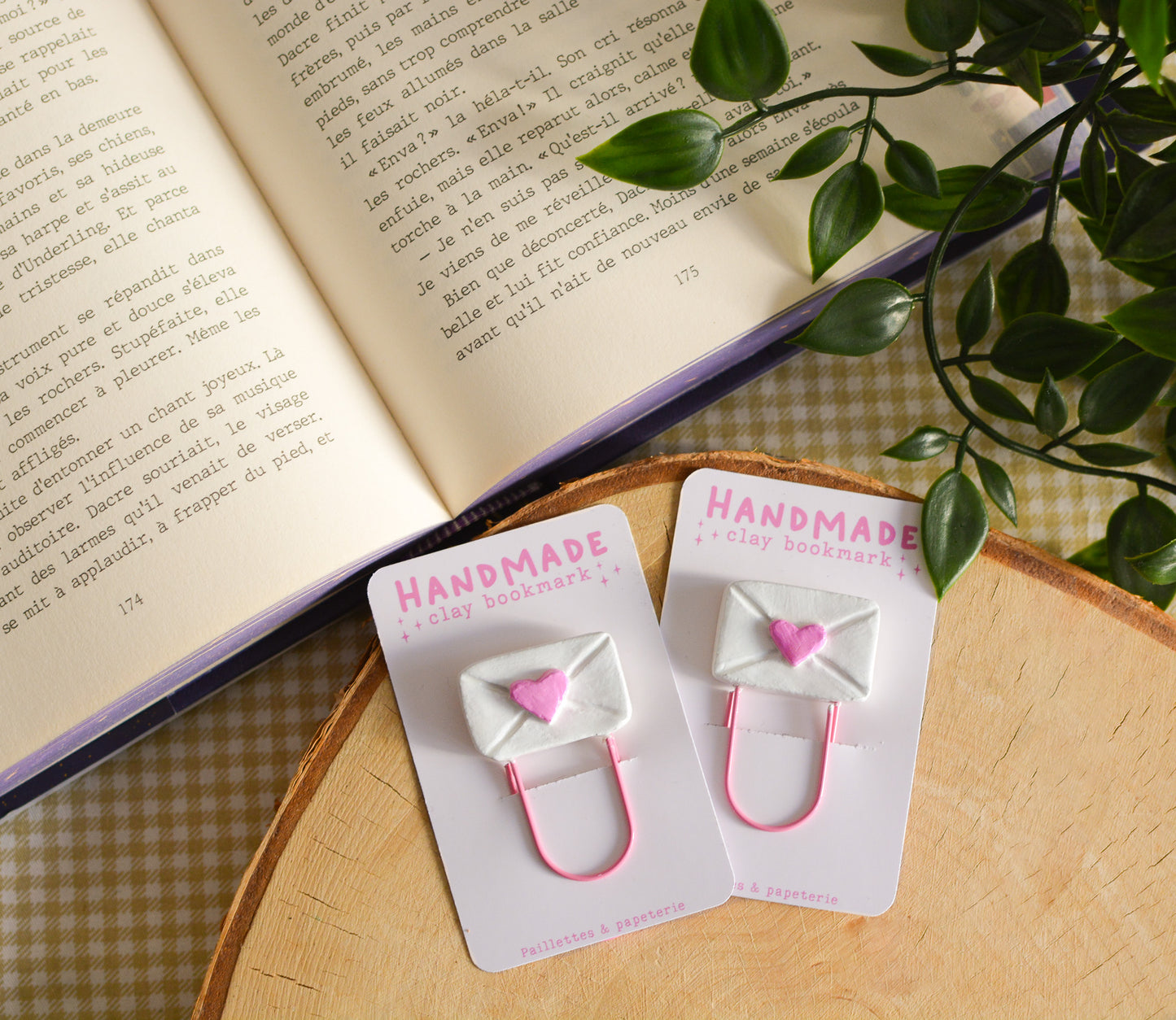 Love letter bookmark