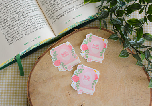 Stickers girl dinner