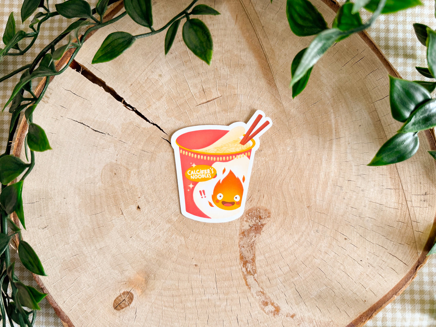 Calcifer Noodle Sticker