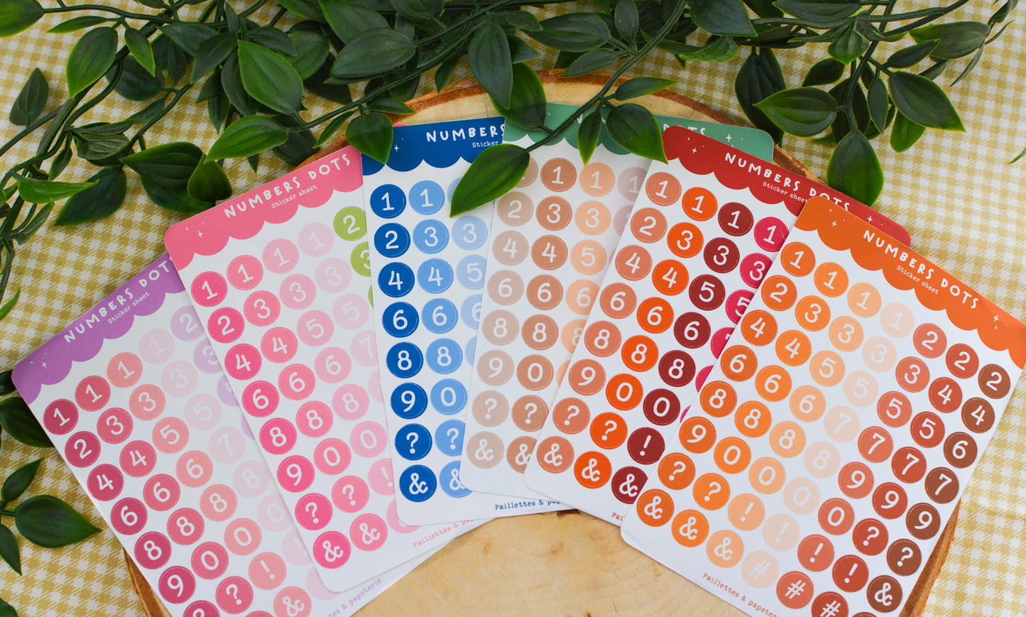 Numbers dots