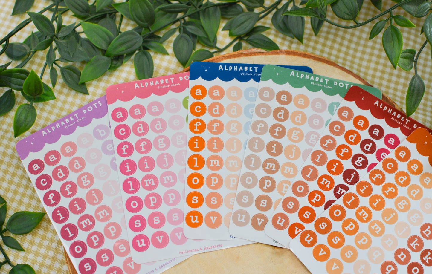 Alphabet dots