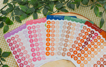 Alphabet dots