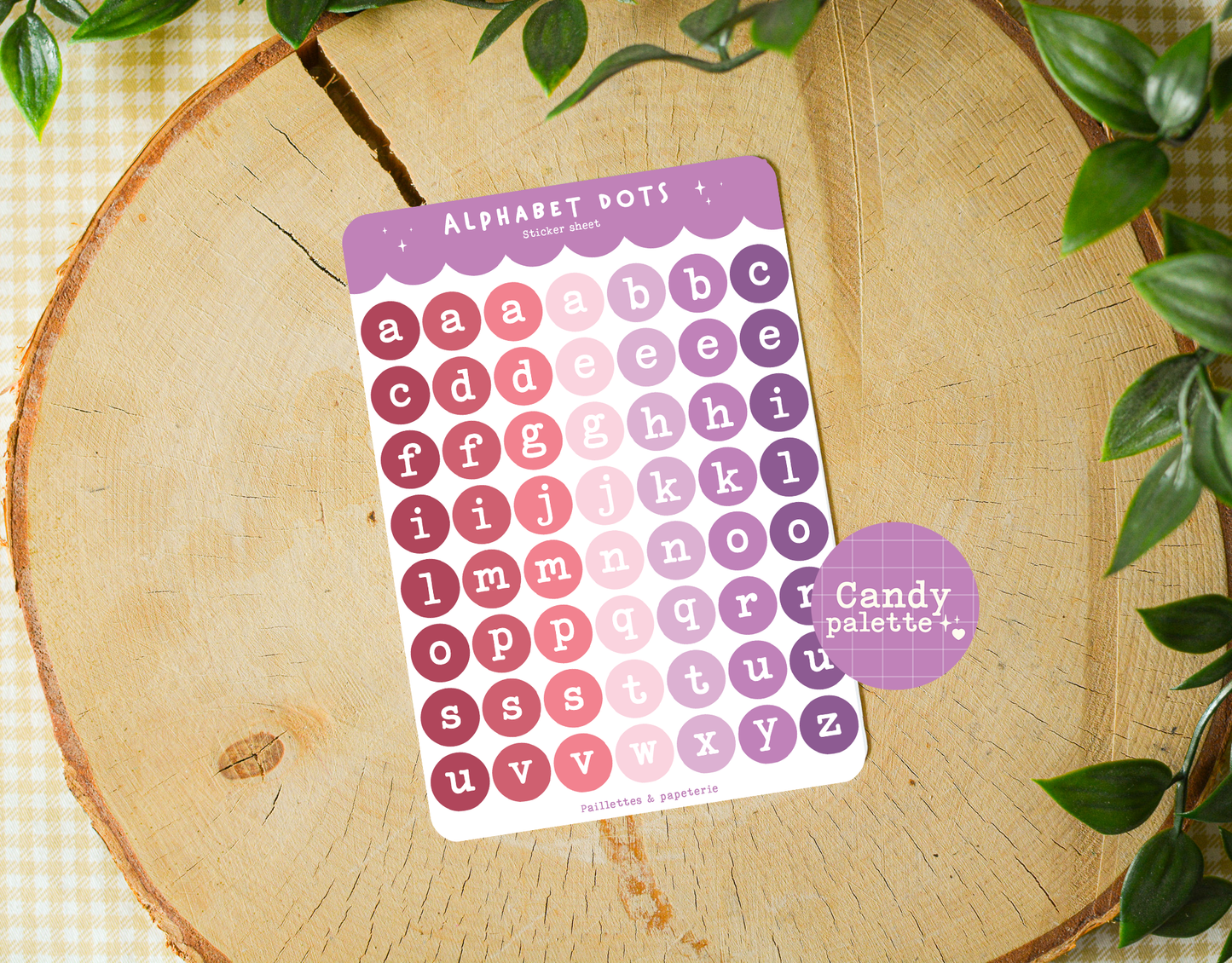 Alphabet dots