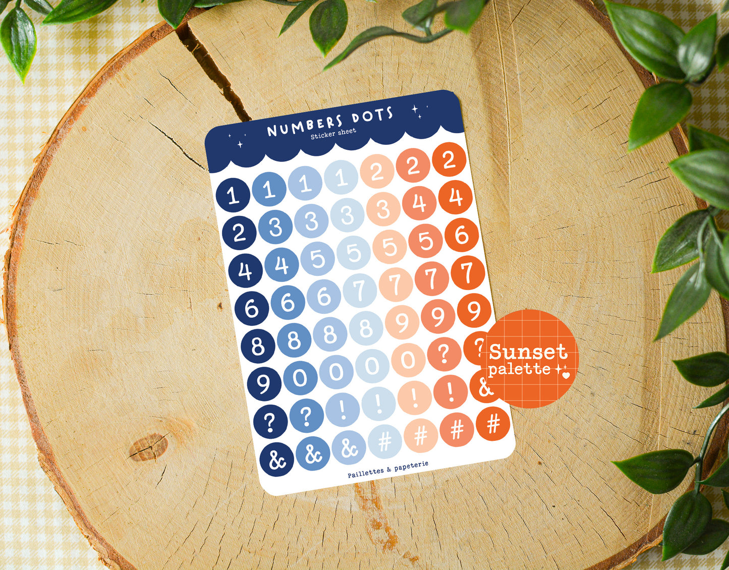 Numbers dots